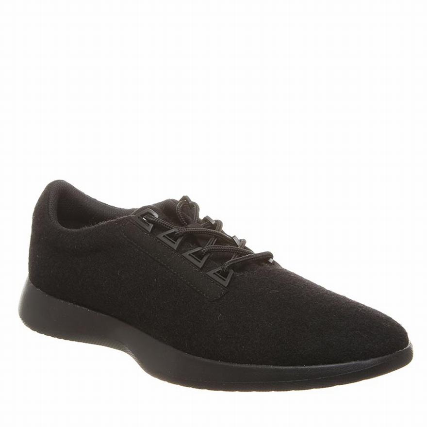 Bearpaw Benjamin Sneakers UK - Men's Shoes Black ||EYJNVA-932||